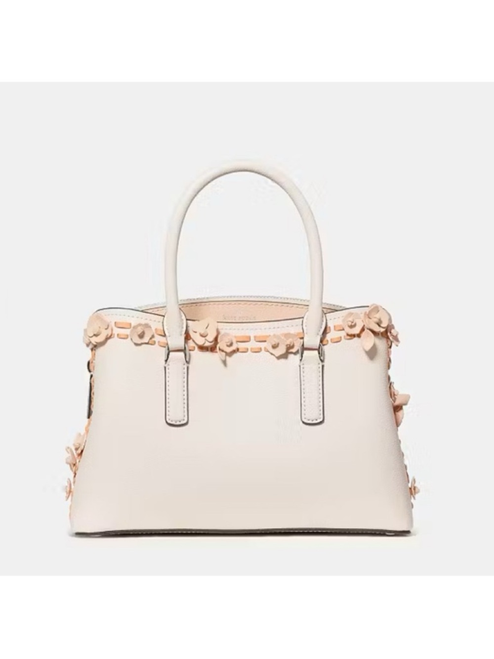 Kate Spade Thompson Street Floral Small Satchel Bag, Fresh Peach NEW NWT